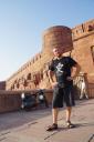 Ik voor Agra fort