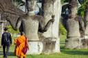 monk en boeddha