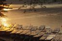 bootjes, zonsondergang en de Mekong..!