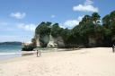 Witte stranden aan de coromandel kust
