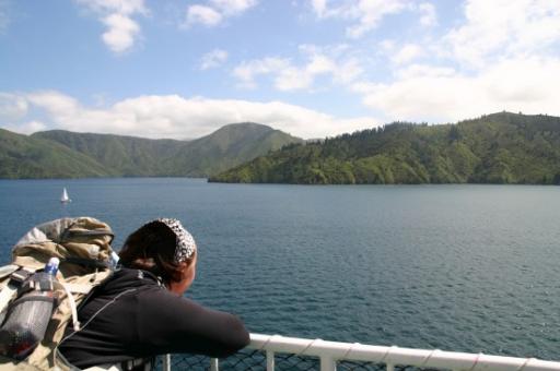 Genieten van het uitzicht in Marlborough Sounds