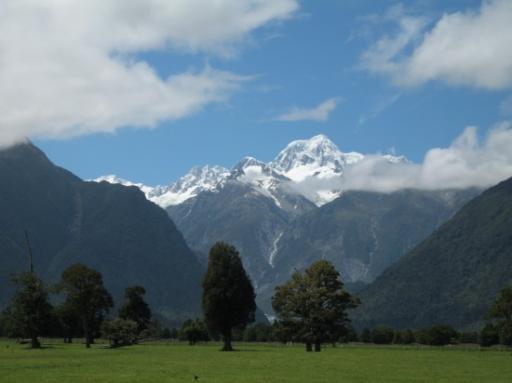 Uitzicht op Mount Cook