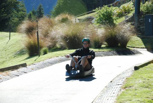 Marcel in luge