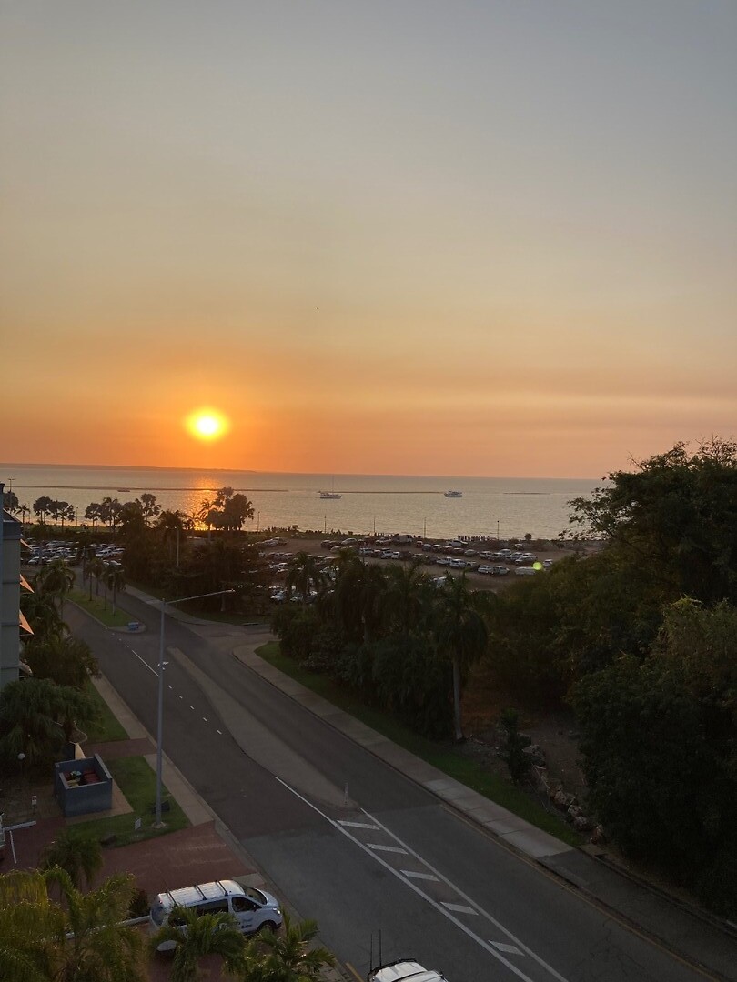 Sunset at Marina Boulevard