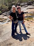 met Hilda bij woolshed Falls
