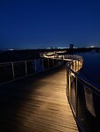 De pier van St. Kilda by night