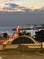 St. Kilda pier by night