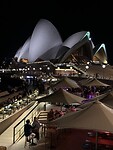Opera house by night