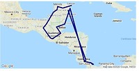 route centraal america