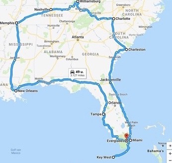 Route Amerika