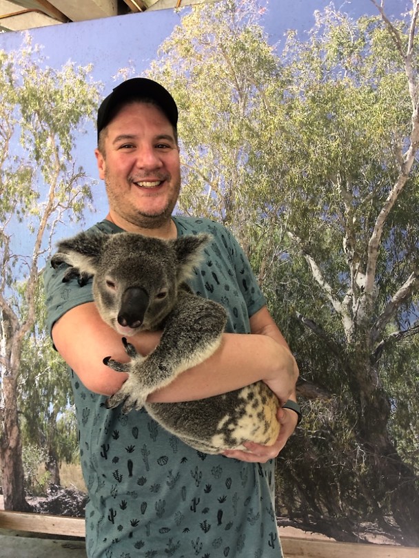 Koala knuffelen