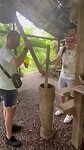 Koffiebonen stampen
