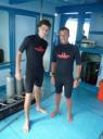 In Wetsuit