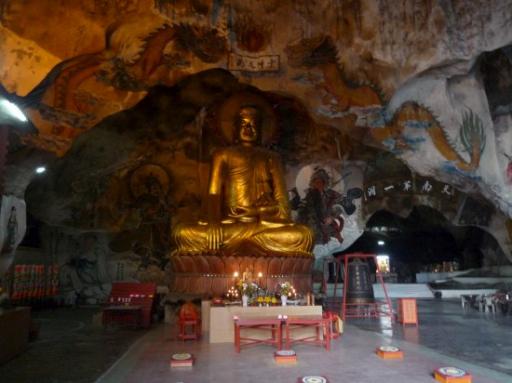 Boeddha in Tempel Cave