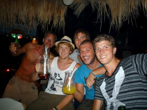 Met de Canadians in Gili