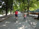 zalig fietsen in Lucca omheen stadswand