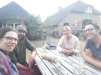 Bart en Nathalie op bezoek