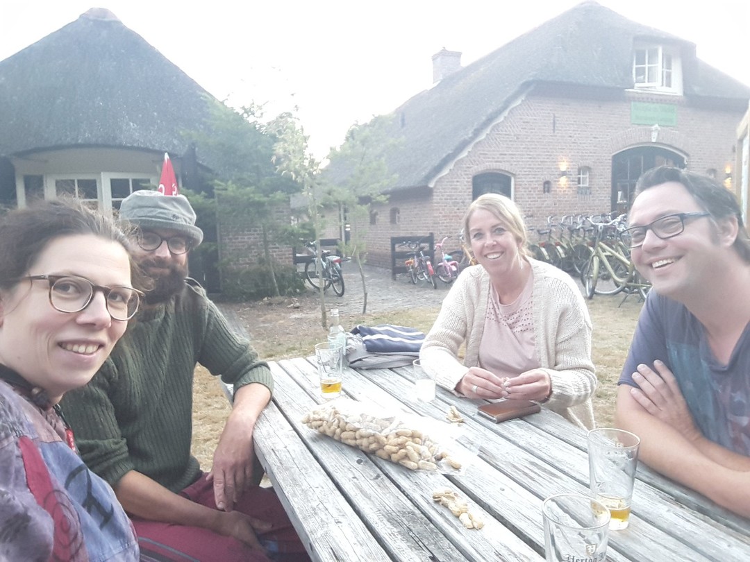 Bart en Nathalie op bezoek