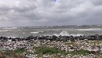 26 juli '22. Windkracht 7 in de Limfjorden. Vandaag dus niet varen.
