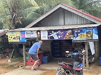 Shopping water & bananas