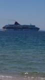 de boot die ons straks naar Italië brengt. ...