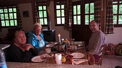 welkomstdiner voor Theo en Hennie.....