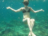 Here I am under water