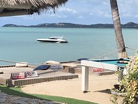 Op Ko Samui, uitzicht op Ko Panghan