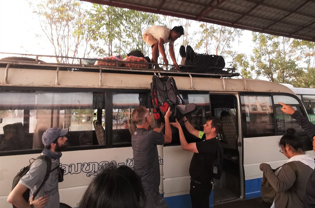 Aankomst Vientiane