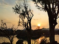Zonsondergang Don Khon