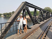 Brug over de  Kwai rivier
