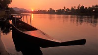 Zonsondergang Don Khon