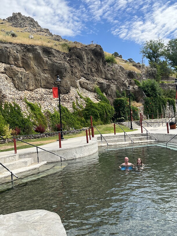 Lava hot springs Foto De Bakkertjes in tour reisblog