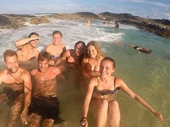 Champagne rock pool