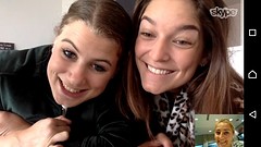 Skype met lieve dinnies