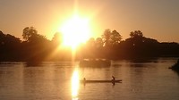 Magische zonsondergang