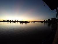 Magische zonsondergang