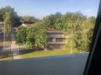 uitzicht uit mijn kamer derde etage