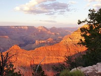 Zonsondergang Grand canyon