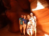 De Duijntjes in de Antelope Canyon