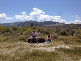 Lunch at Mono Lake
