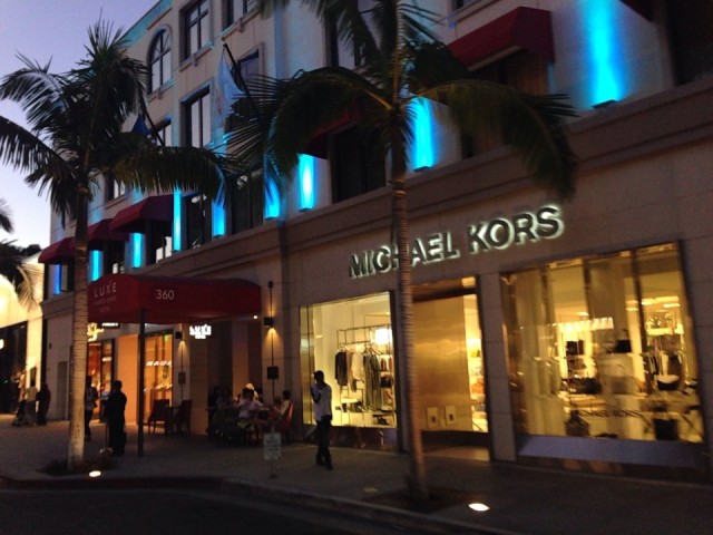 Rodeo Drive by Night