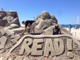 Zandsculpturen Long Beach