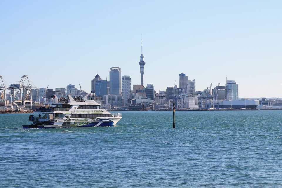De ferrie en Auckland