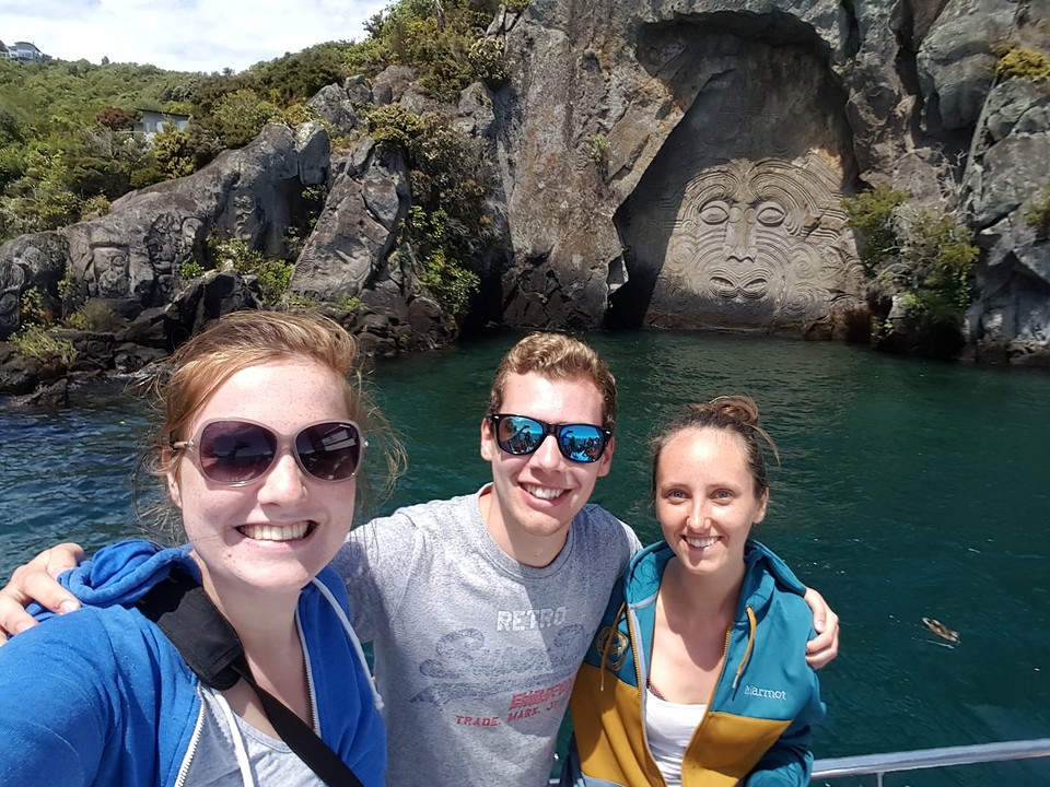 De Maori ''tekening'' met Dominique en Luuk