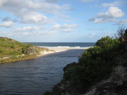 Uitzicht aan Norman's Beach