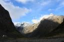 Net na de Homer Tunnel op de terugweg van Milford