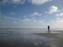 Op het strand...