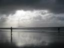 Op het strand...