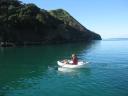 Brooke in de dingy